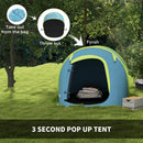 Outsunny Pop up Camping Tent for 2 Man, 2000mm Waterproof with Carry Bag