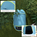 Outsunny Pop up Camping Tent for 2 Man, 2000mm Waterproof with Carry Bag