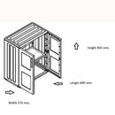 Medium Storage Cupboard With Shelves