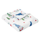 Fusion Festive Gonks Throw in Red
