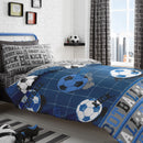Bedlam Football Duvet Cover Set in Blue