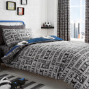 Bedlam Football Duvet Cover Set in Blue