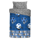 Bedlam Football Duvet Cover Set in Blue