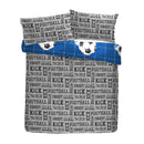 Bedlam Football Duvet Cover Set in Blue