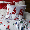 Fusion Festive Gonks Filled Cushion In Red