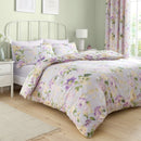 D & D Flourette Duvet Cover Set in Lilac