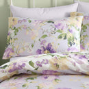 D & D Flourette Duvet Cover Set in Lilac