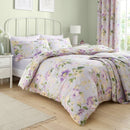D & D Flourette Duvet Cover Set in Lilac
