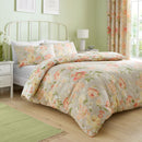 D & D Flourette Duvet Cover Set in Natural