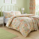 D & D Flourette Duvet Cover Set in Natural