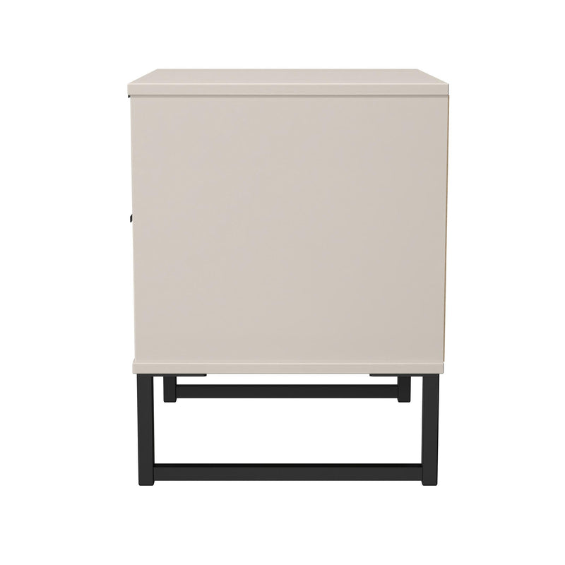 Fluted 2 Drawer Bedside in Kashmir Matt - Ready Assembled