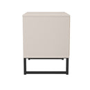 Fluted 2 Drawer Side Table in Kashmir Matt - Ready Assembled