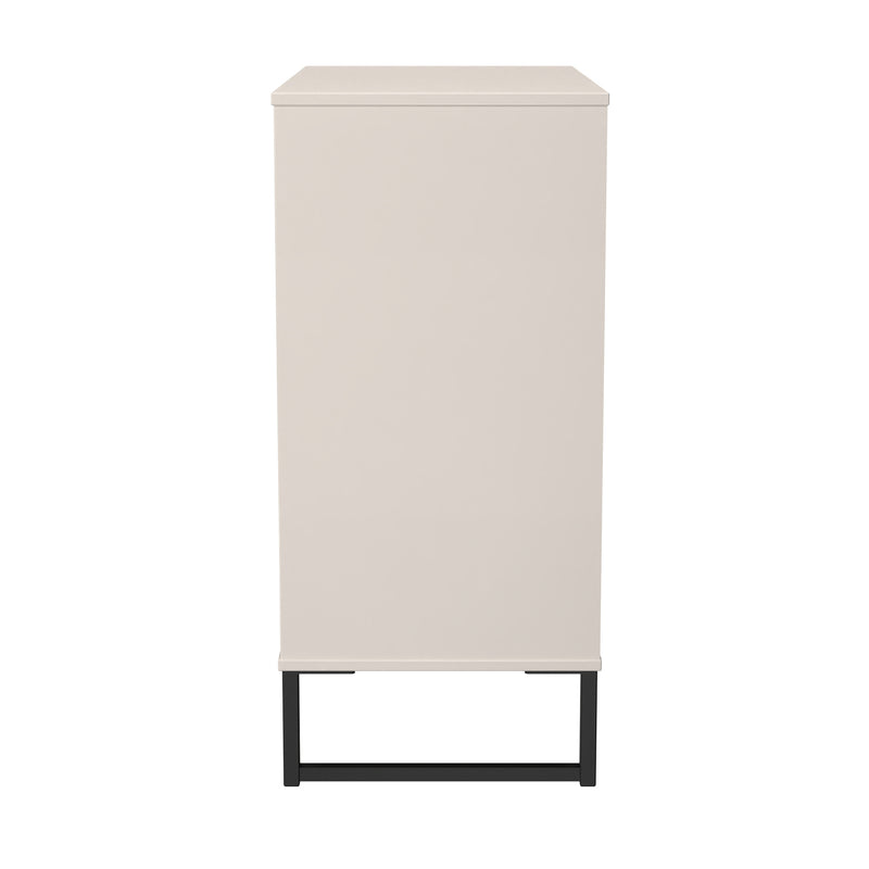 Fluted 4 Drawer Chest in Kashmir Matt - Ready Assembled