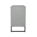 Fluted 6 Drawer Midi Chest in Dusk Grey - Ready Assembled