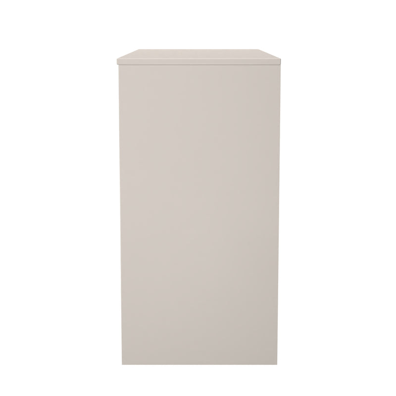 Fluted 4 Drawer Vanity in Kashmir Matt - Ready Assembled
