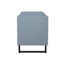 Fluted 4 Drawer Bedbox in Denim Blue - Ready Assembled