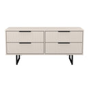 Fluted 4 Drawer Bedbox in Kashmir Matt - Ready Assembled