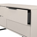 Fluted 4 Drawer Bedbox in Kashmir Matt - Ready Assembled