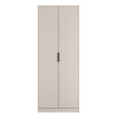 Fluted Double Wardrobe in Kashmir Matt - Ready Assembled