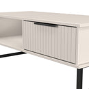 Fluted 1 Drawer Coffee Table in Kashmir Matt - Ready Assembled