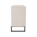 Fluted 6 Drawer Sideboard in Kashmir Matt - Ready Assembled