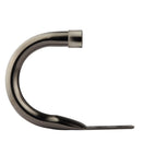 Full Stop - Pair of Holdaback Tiebacks with End Finials in Black Silk