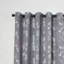 Full Stop - Extendable Curtain Pole with pair of end finials in Matt Black