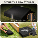 AIYAPLAY Sandbox Cover, Square Sandpit Cover with Drawstring & Elastic Band