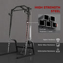 SPORTNOW Cable Crossover Machine with Pulley System, Squat Rack
