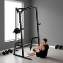 SPORTNOW Cable Crossover Machine with Pulley System, Squat Rack