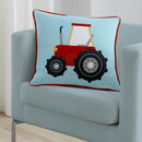 Bedlam Farmyard Friends Filled Cushion In Blue