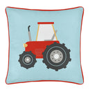 Bedlam Farmyard Friends Filled Cushion In Blue