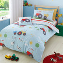 Bedlam Farmyard Friends Duvet Cover Set in Blue