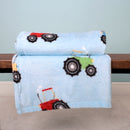 Bedlam Farmyard Friends Throw in Blue
