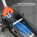 HOMCOM 3 Ton Low Profile Floor Jack, 7.5-50.5 cm Hydraulic Car Trolley Jack