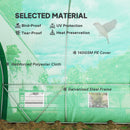 Outsunny Walk-in Tunnel Greenhouse, Upgraded Structure, Mesh Door & Windows