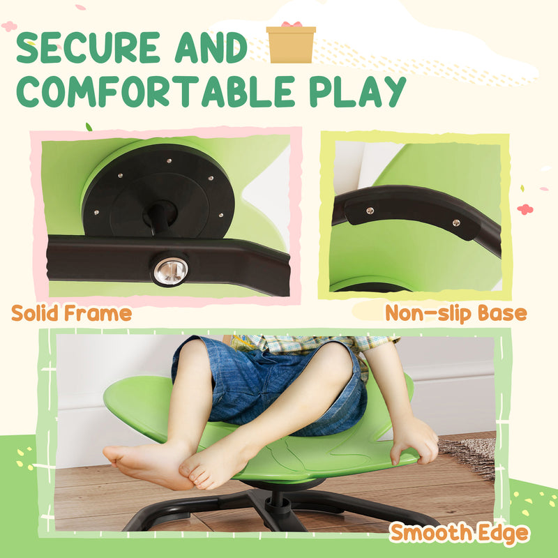 AIYAPLAY Butterfly-Shaped Kids Swivel Chair, Sensory Spinning Chair