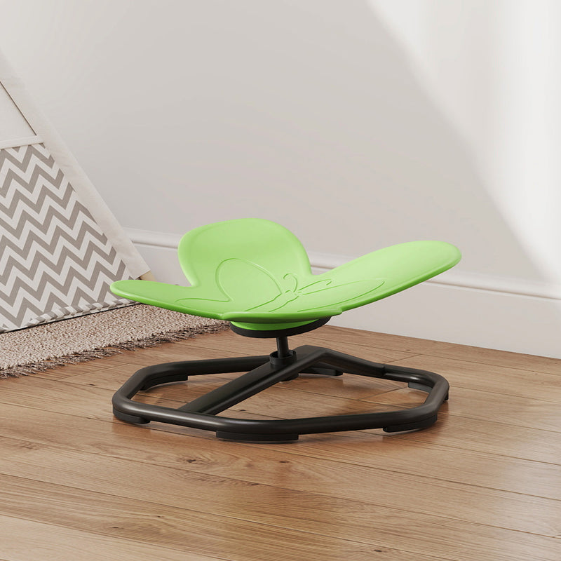 AIYAPLAY Butterfly-Shaped Kids Swivel Chair, Sensory Spinning Chair