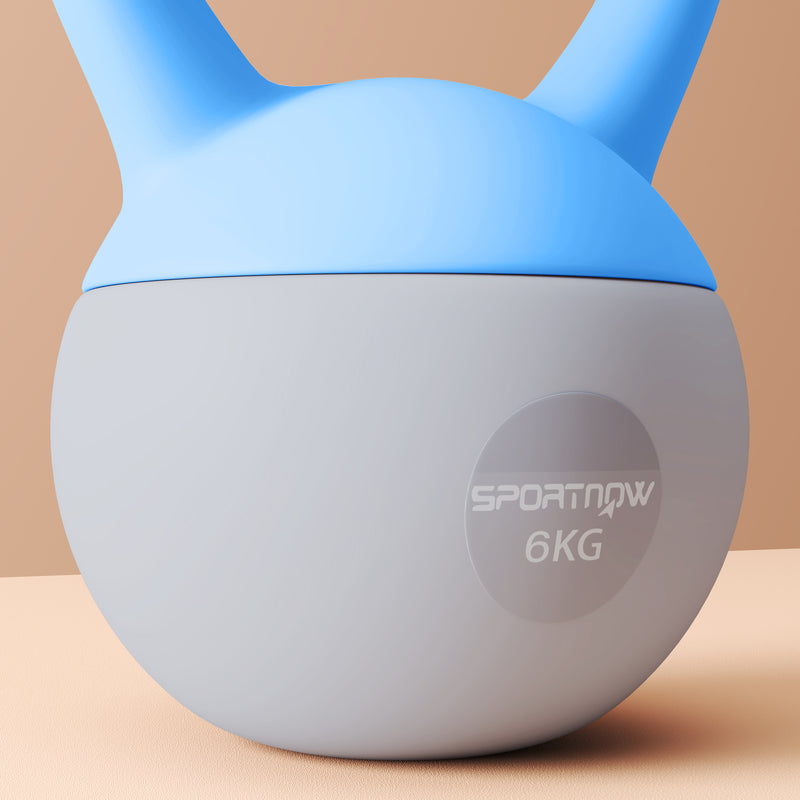 SPORTNOW 6KG Kettlebell w/ Soft Body, Non-Slip Handle