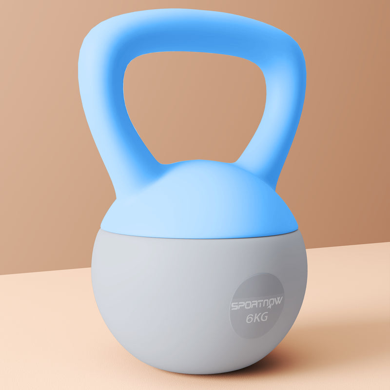 SPORTNOW 6KG Kettlebell w/ Soft Body, Non-Slip Handle