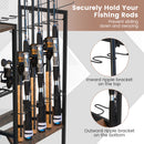 Fishing Rod Holder with Lockable Universal Wheels