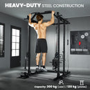 SPORTNOW Cable Crossover Machine, 300kg Multi Gym Cable Pulley System