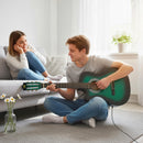 HOMCOM Beginner Acoustic Electric Cutaway Guitar Adult Junior Guitar, Green
