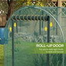 Outsunny Fruit Cage, Plant Protection Tent, 1.2 X 3.6 X 1.9m