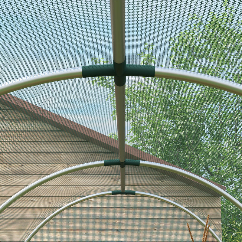 Outsunny Fruit Cage, Plant Protection Tent, 1.2 X 3.6 X 1.9m