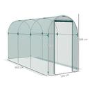 Outsunny Fruit Cage, Plant Protection Tent, 1.2 X 3.6 X 1.9m
