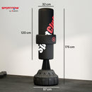 SPORTNOW Freestanding Punching Bag, 175cm Boxing Bag with Stand, Hand Wrap