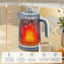 HOMCOM 3000W Rapid Boil Kettle And Toaster Set With Otter Thermostat, Blue