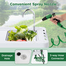Foldable Fish Cleaning Table 2 in 1 Outdoor Food Preparation Workstation with Sink