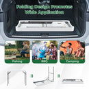 Foldable Fish Cleaning Table 2 in 1 Outdoor Food Preparation Workstation with Sink